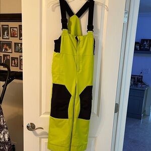 Obermeyer Kids Neon Yellow/green Ski Overalls size 7